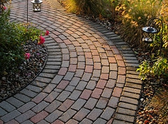 brick path